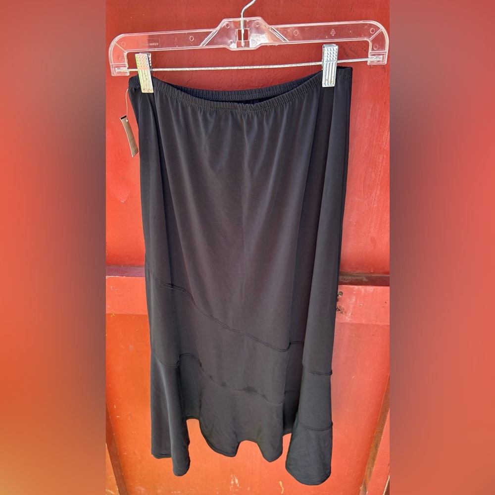 Notations Black A-Line Skirt
